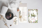 Winter Berries Christmas Watercolour, a Decorative Illustration by whiteheartdesign (Thumbnail 7 of 14)
