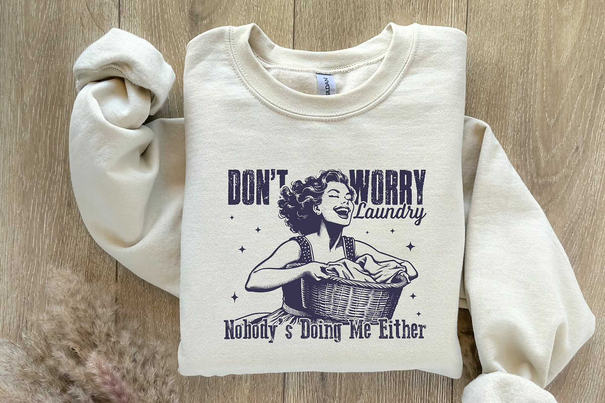 Don't Worry Laundry PNG, Funny, an Illustration by SharpMarketplace (Photo 9 of 9)