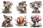 Whimsical Spring Animal Clipart, an Illustration by Daily.Designs (Thumbnail 4 of 8)