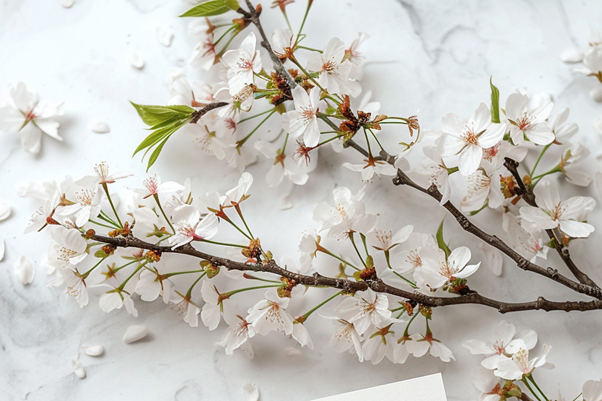 Sakura Flowers Line Art SVG, an Object Graphic by Dervik Art Store (Photo 7 of 9)