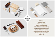 Barber & Cosmetics Branding Mock-Up, a Product Mockup by forgraphic™ (Thumbnail 3 of 4)