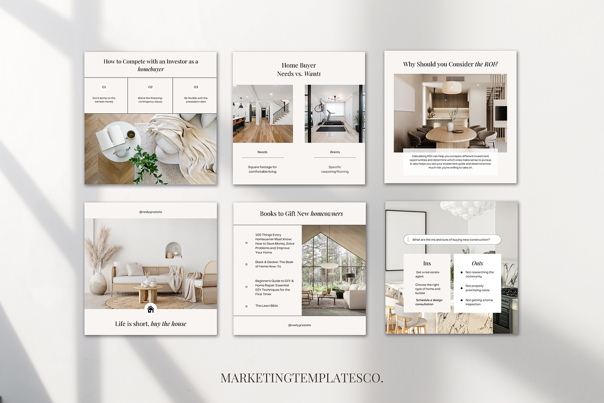 April Real Estate Posts with Caption, a Social Media Template by Marketing Templates Co. (Photo 8 of 18)
