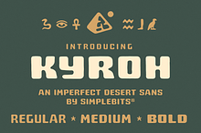 Kyroh — Vintage display sans