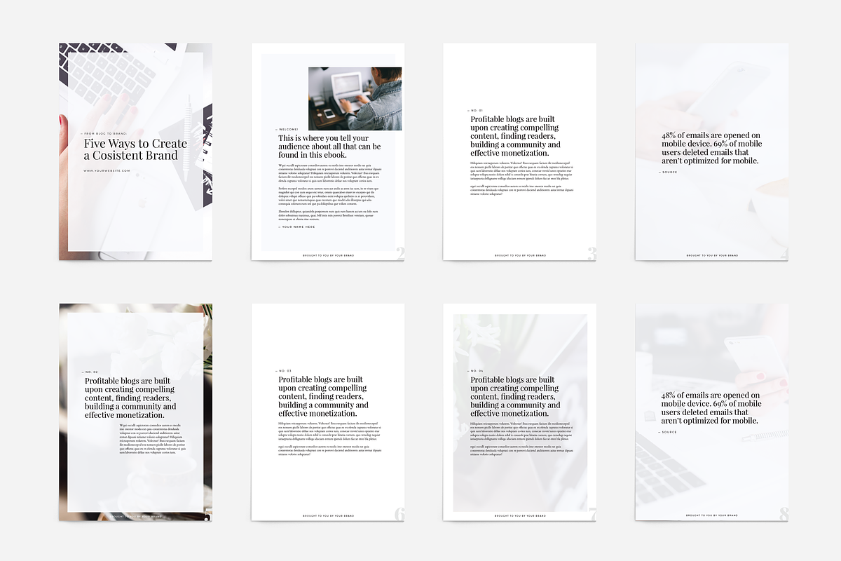 Infopreneur Minimal Ebook Template, a Magazine Template by Providence Studio (Photo 3 of 6)