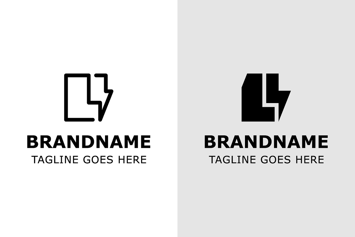 Letter L Power Modern Logo Set, a Branding & Logo Template by Pray Art Design Studio (Photo 1 of 2)