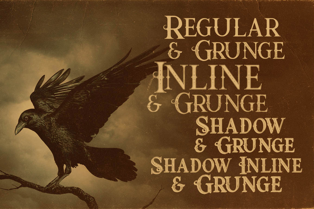 Raven Typeface preview 2