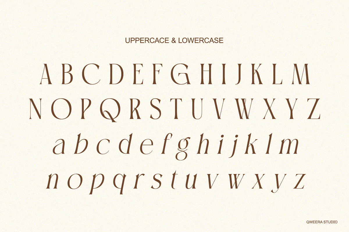 Canindya - Modern Elegant Luxury, a Serif Font by Qweera Studio (Photo 12 of 12)
