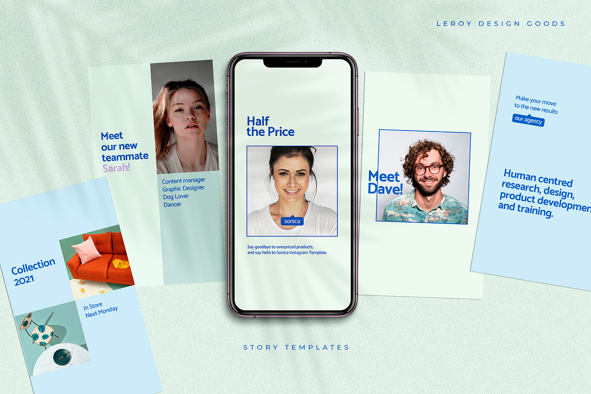 SONICA - Instagram Canva Template, a Social Media Template by LEROY Design (Photo 5 of 7)