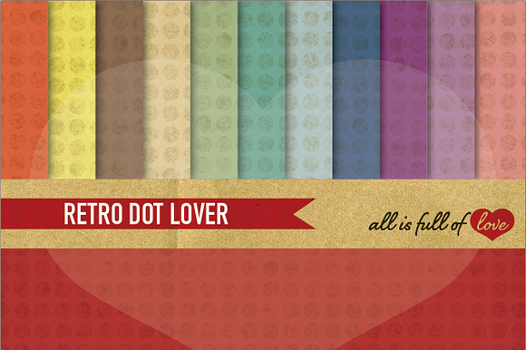 Vintage Dotted Background Paper preview 2