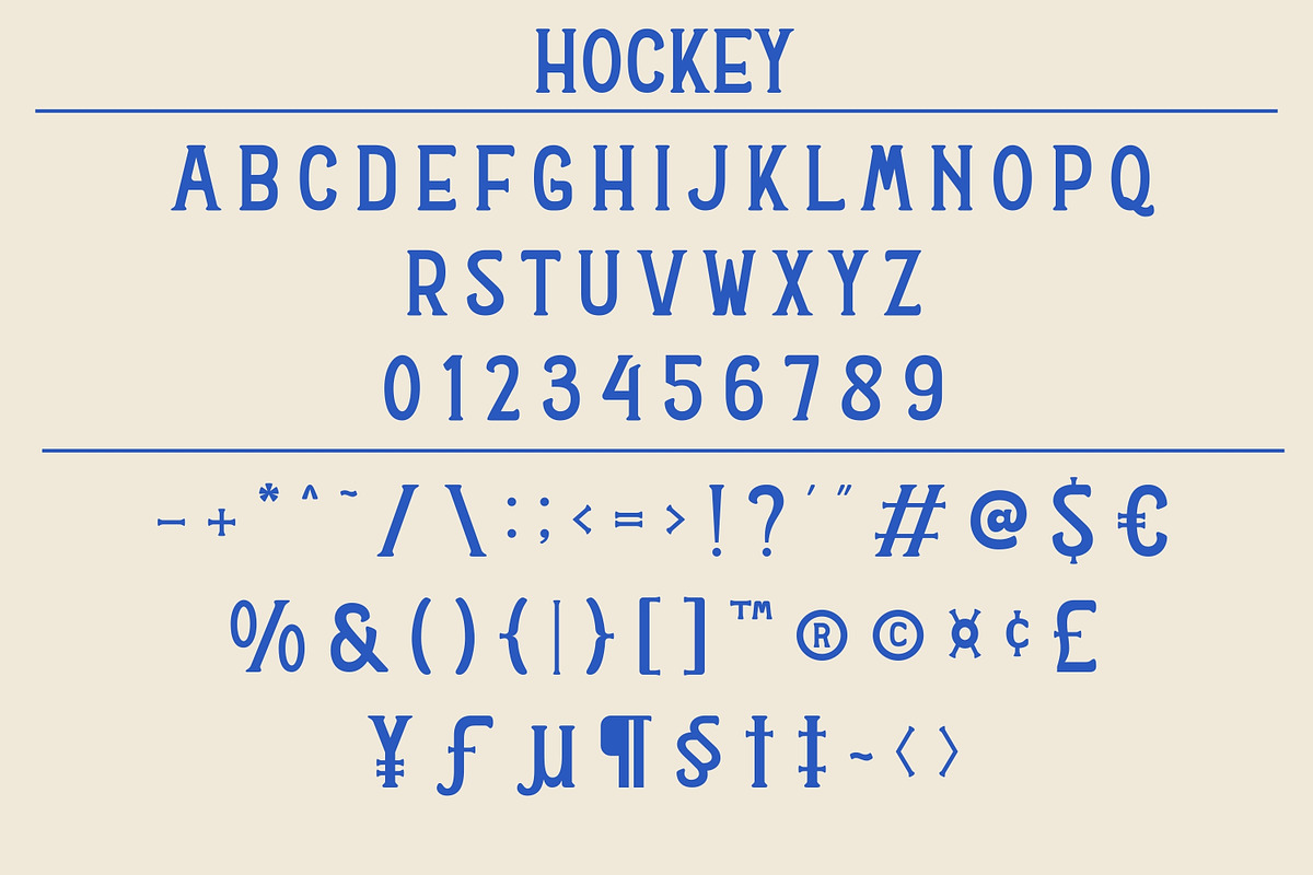 Hockey - Display Typeface, a Serif Font by Arendxstudio (Photo 16 of 17)