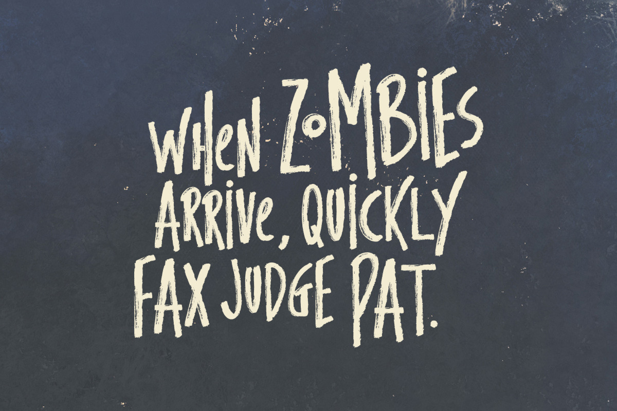 Pandemic - Brush Font preview 6