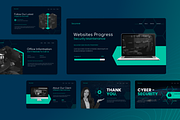 Cyber Security Google Slide, a Presentation Template by SquidPixey (Thumbnail 6 of 6)