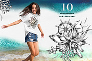 Nautical clip-art line-art graphic, an Animal Illustration by NATASHA CHU (Thumbnail 4 of 16)