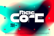 Rigid Core — Modern Font, a Sans Serif Font by Gleb Guralnyk (Thumbnail 1 of 6)