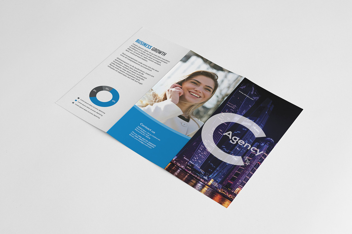 Trifold Business Brochure, a Brochure Template by retrographix (Photo 4 of 5)