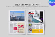 News Today Tabloid Newspaper, a Magazine Template by Oshin Design (Thumbnail 2 of 5)