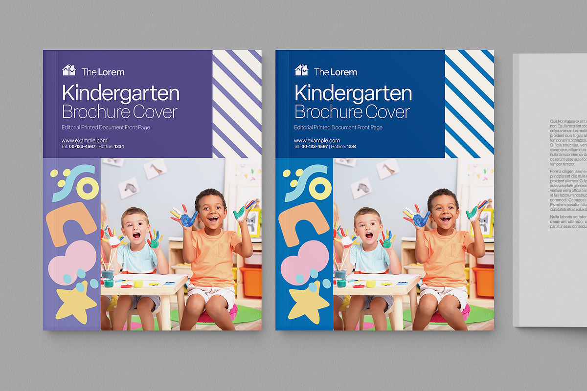 Kindergarten Brochure Cover Template, a Brochure Template by BrandPacks (Photo 4 of 6)