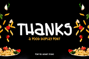 Foody Hokan - Food Font, a Handwritten Font by Iqsiart Studio (Thumbnail 7 of 7)