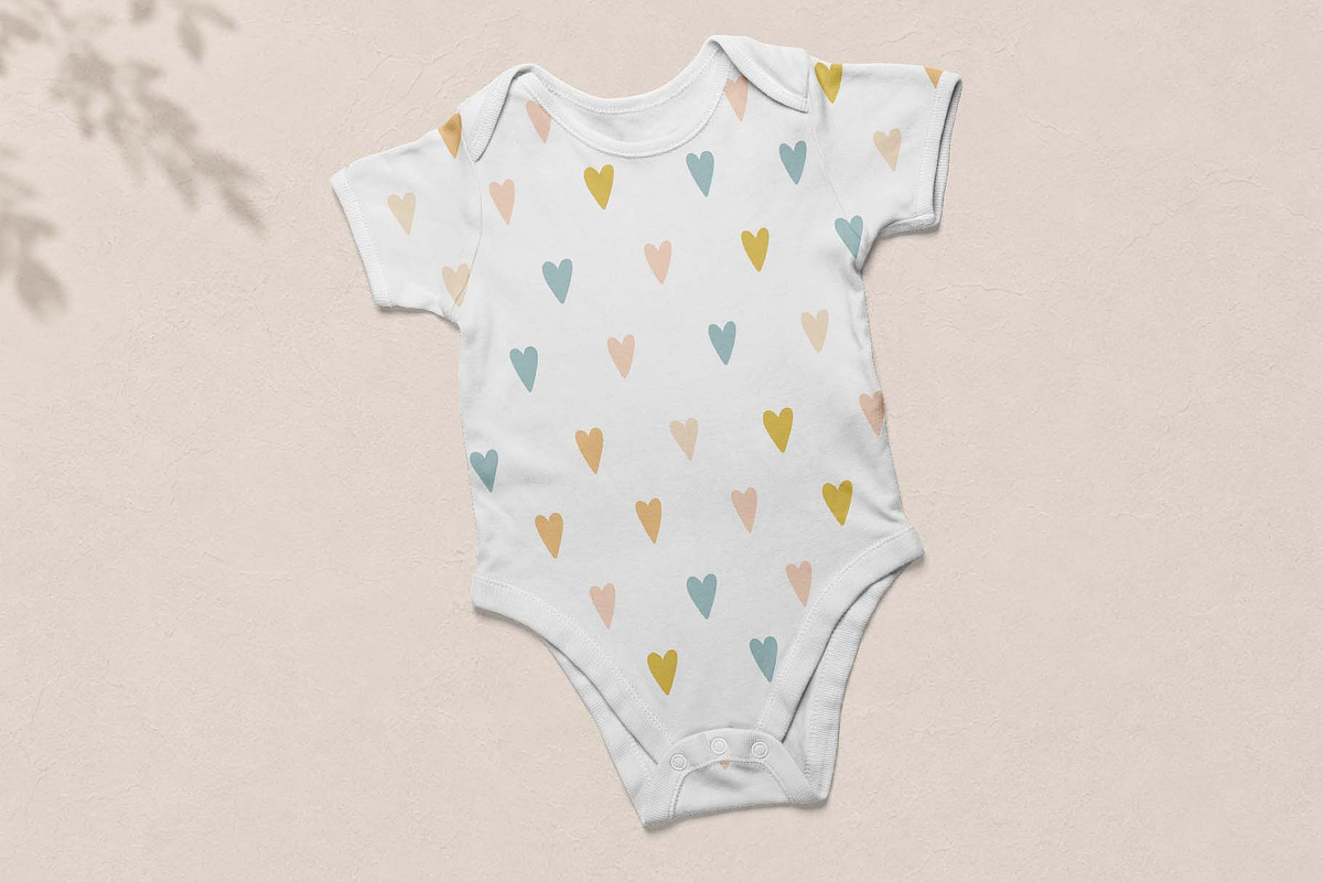 Little Pastel Hearts Vector Pattern, a Pattern Graphic by Irina Ostapenko (Photo 2 of 4)