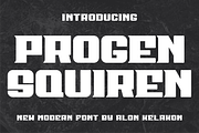 Progen Squiren, a Serif Font by alon kelakon (Thumbnail 1 of 5)