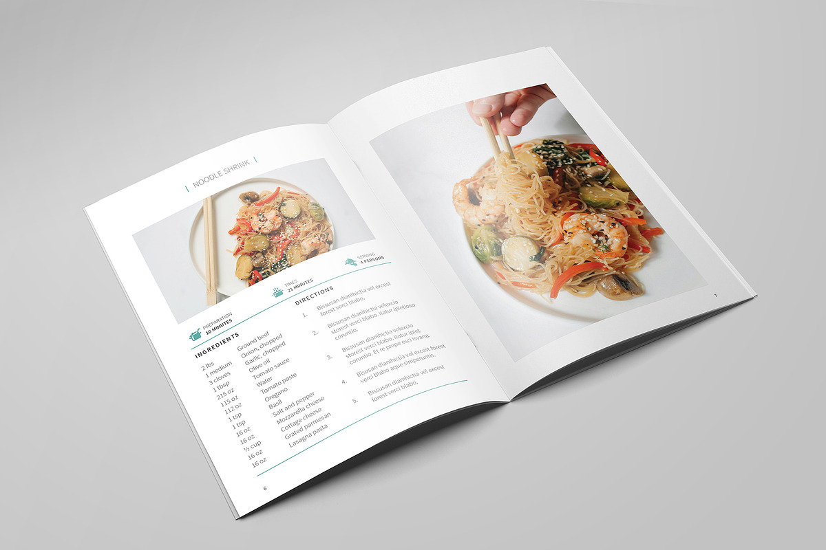 A5 Recipe Book II, a Brochure Template by Bookrak Graphic Design (Photo 4 of 13)