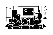 50 Education Learning Silhouette Bun, an Illustration by Creativeshirt (Thumbnail 35 of 51)