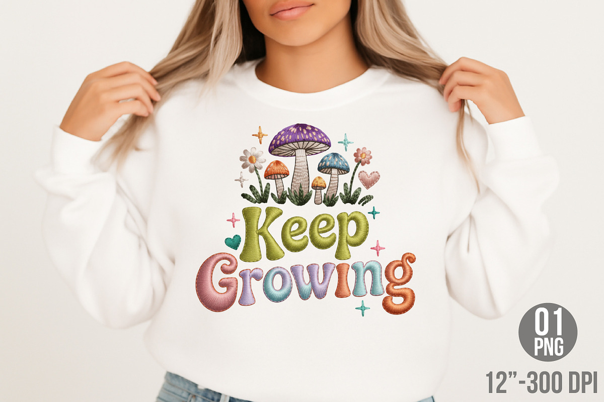 Keep Growing, Self Love Sublimation, an Illustration by Designking (Photo 1 of 6)