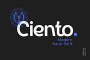Ciento Modern Sans Serif, a Sans Serif Font by YockMercado (Thumbnail 1 of 8)