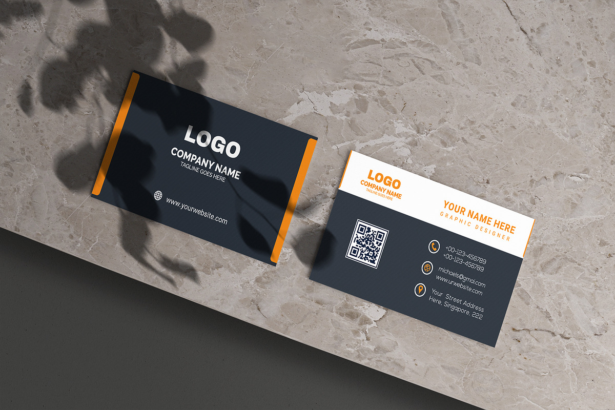 Modern Corporate Business Card, a Business Card Template by Vitoria's Collection (Photo 4 of 4)