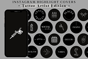 Tattoo Artist Instagram Highlights, a Social Media Template by Boltik Studio (Thumbnail 1 of 8)