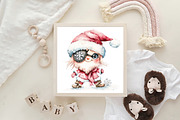 Cute Gothic Christmas Character Clip, an Illustration by CraftArtStudio (Thumbnail 6 of 6)