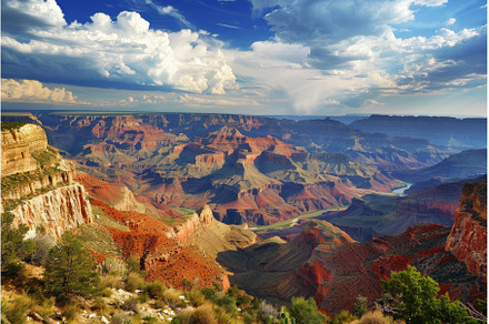 Grand canyon national park showing, a Nature Photo by Ylivdesign