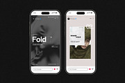 FOLD | Instagram Post & Story (I), a Social Media Template by Pixel Grid (Thumbnail 7 of 10)