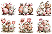 Watercolor Easter Kids Clipart, an Illustration by CraftArtStudio (Thumbnail 5 of 6)