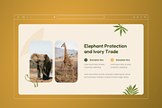 Animal Conservation PowerPoint, a Presentation Template by Annora Studio (Thumbnail 3 of 8)