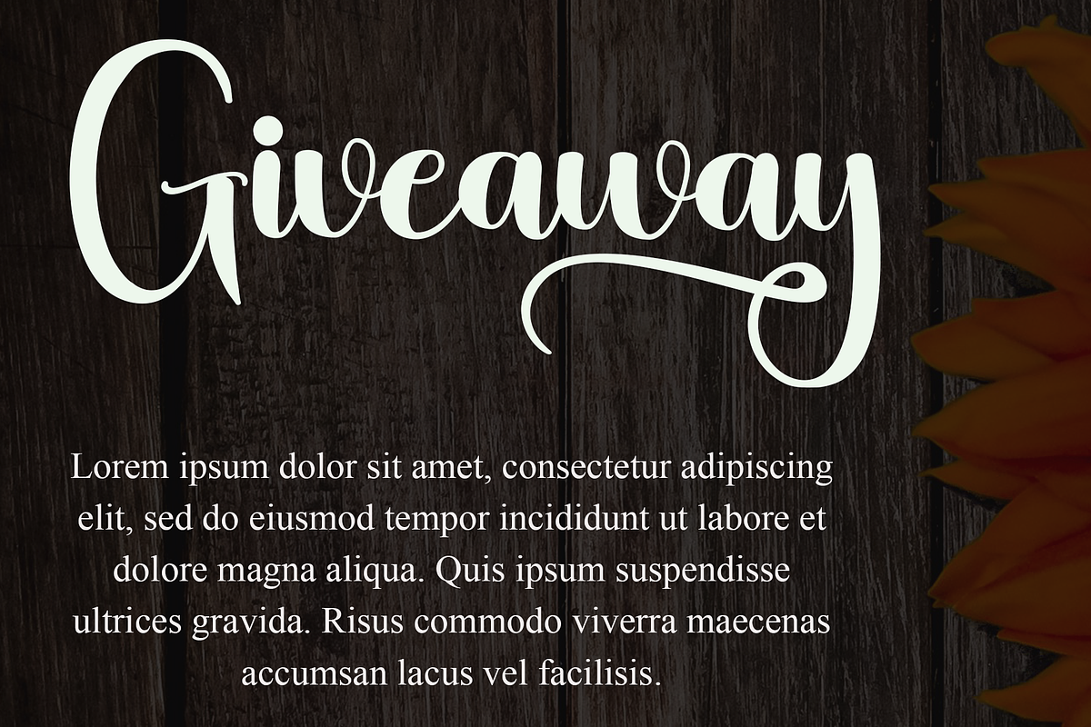 Thanksgiving, a Handwritten Font by FreshTypeINK (Photo 8 of 8)