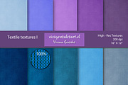 Textile Textures I, a Texture Graphic by ViviGonzalezArt (Thumbnail 1 of 5)