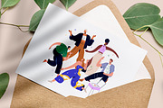 Happy people dancing at party set, a Person Illustration by Good Studio (Thumbnail 12 of 14)