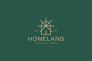 Home Logo Arched Window Sunshine, a Branding & Logo Template by Signatoro (Thumbnail 1 of 2)