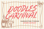 Doodles Carnival - Handwritten Font, a Handwritten Font by The Native Saint Club (Thumbnail 1 of 14)