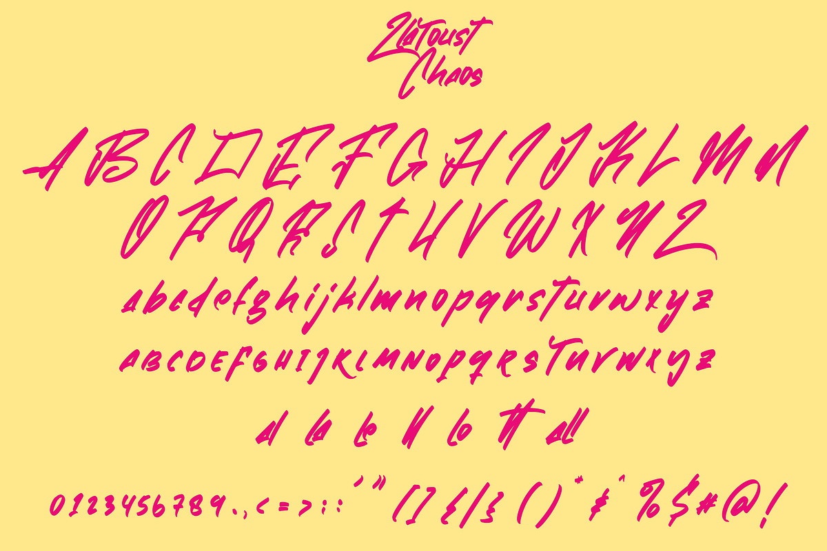 Zlatoust Chaos - Graffiti Font, a Script Font by Arendxstudio (Photo 8 of 8)