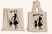 Mom and Me Mother's Day Shirt SVG, a Person Illustration by Ghagra (Thumbnail 5 of 7)