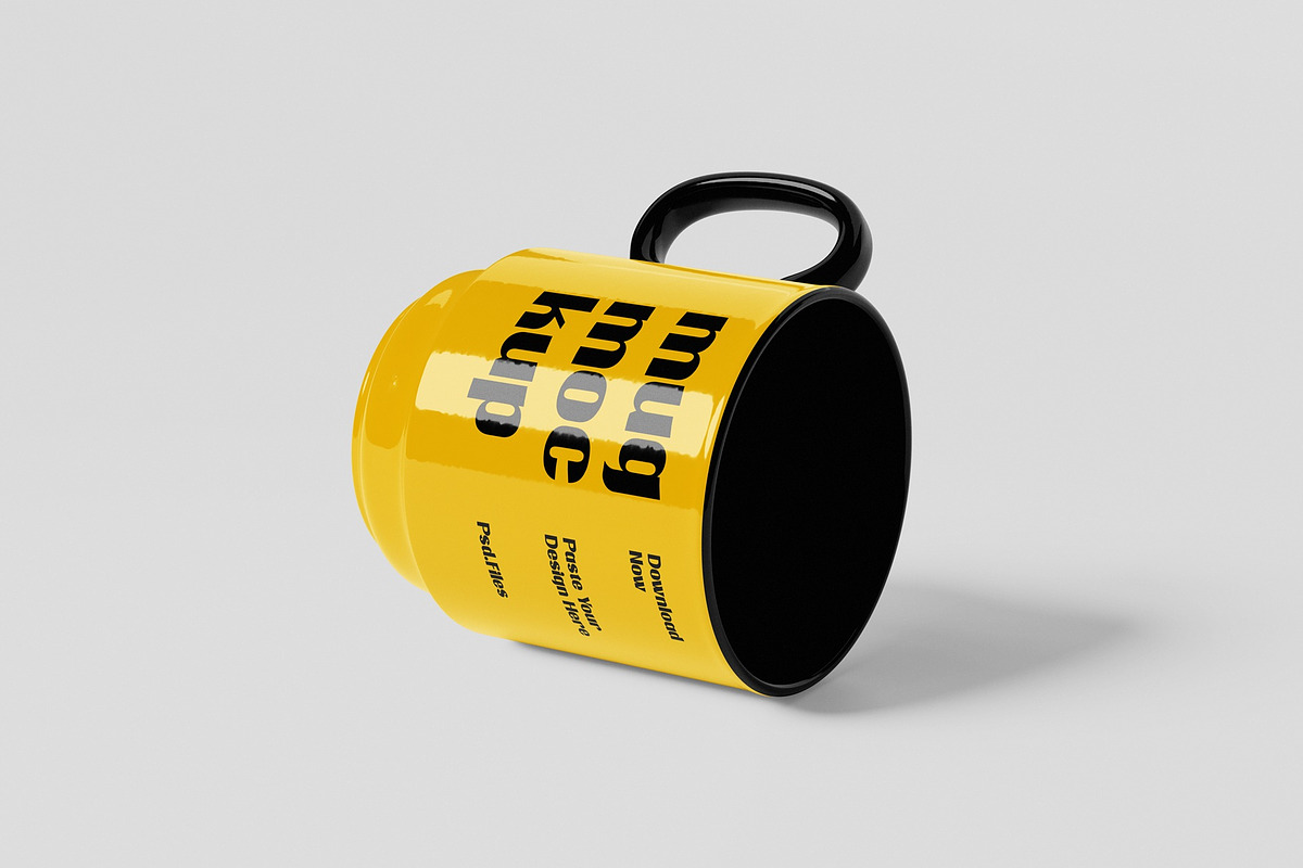 Glossy Mug Mockup, a Packaging Mockup by UFR_GRAPHIC (Photo 4 of 4)