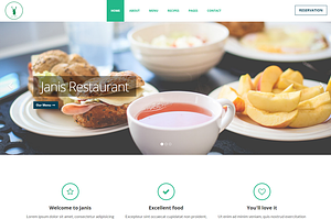 Janis - Cafe & Restaurant Template