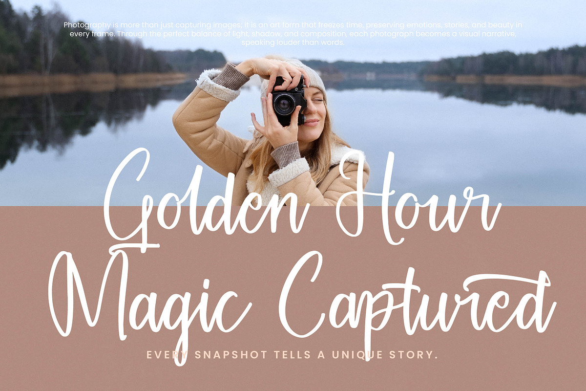 Nostalgic Frames Handwritten Script, a Script Font by stylishtype.co (Photo 5 of 20)