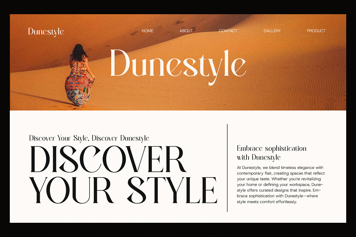 Gafren Elegant Serif Font, a Serif Font by Graphicxell (Photo 5 of 8)