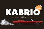 Kabrio - 56 Fonts, a Sans Serif Font by Zetafonts (Thumbnail 1 of 11)