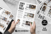 Homes for Sale Flyers Canva Template, a Flyer Template by CreativeVinesStore (Thumbnail 2 of 8)