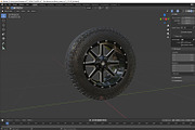 OFF ROAD WHEEL AND TIRE 7, a Cars & Vehicle 3D Model by NNAVAS 3D (Thumbnail 9 of 9)
