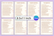 300 Recipe Journal Prompts, a Stationery Template by Designmela01 (Thumbnail 4 of 4)